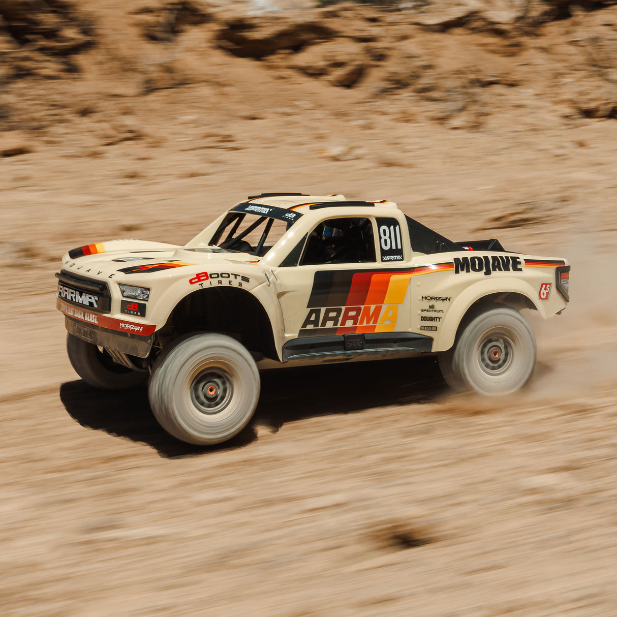 ARRMA 1/7 MOJAVE 6S 4X4 V3 BLX Brushless RTR Desert Truck - Beige — view 6