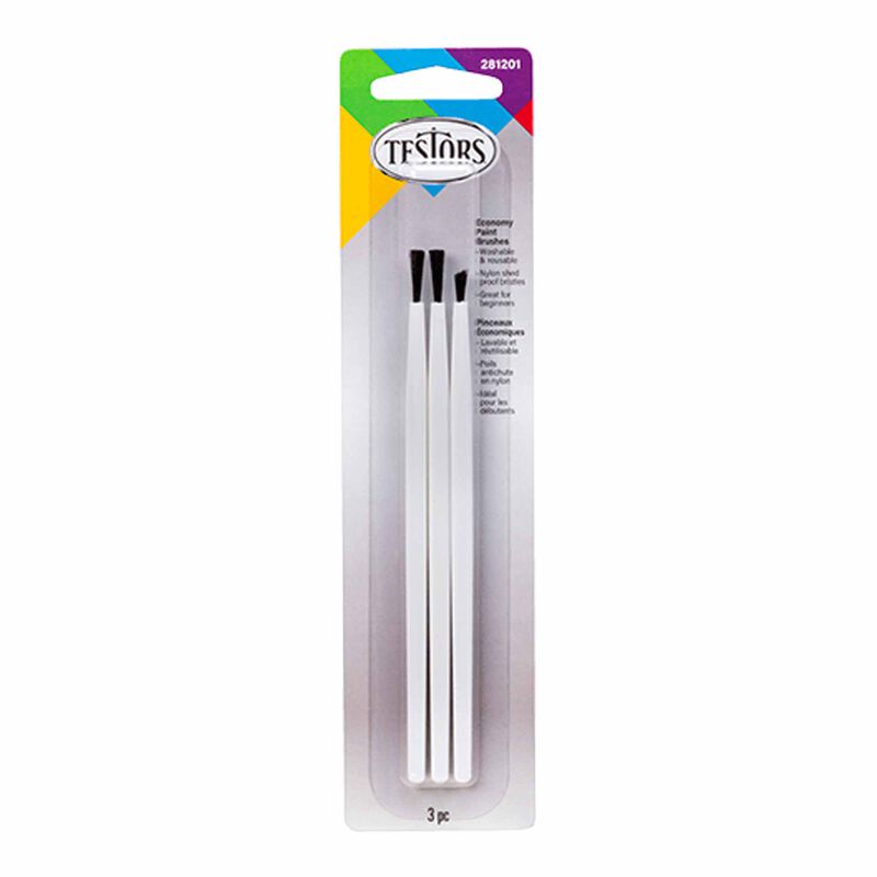 TES281201 3 Piece Economy Assorted Brush Set