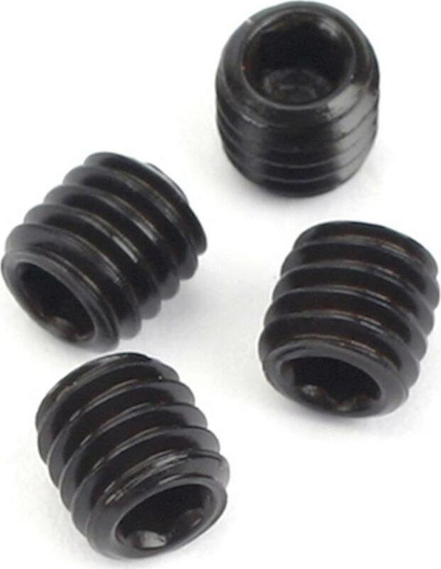 DuBro Socket Set Screws,4mm x 4 (4pk)