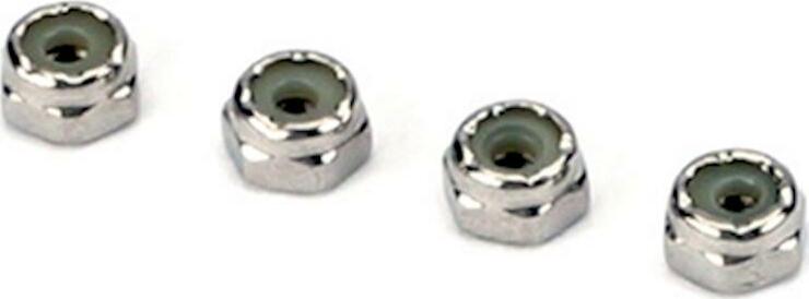 DuBro SS Nylon Lock Nuts,4-40