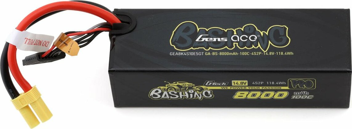 Gens Ace G-Tech Smart 4S LiPo Battery 100C (14.8V/8000mAh) with EC5 Connector