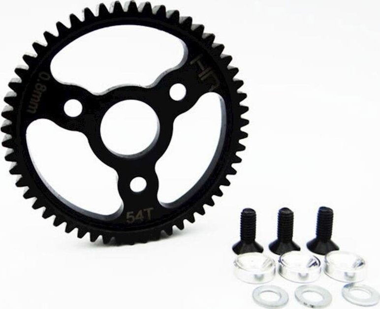 Hot Racing 32P Steel Spur Gear (Silver) (54T)