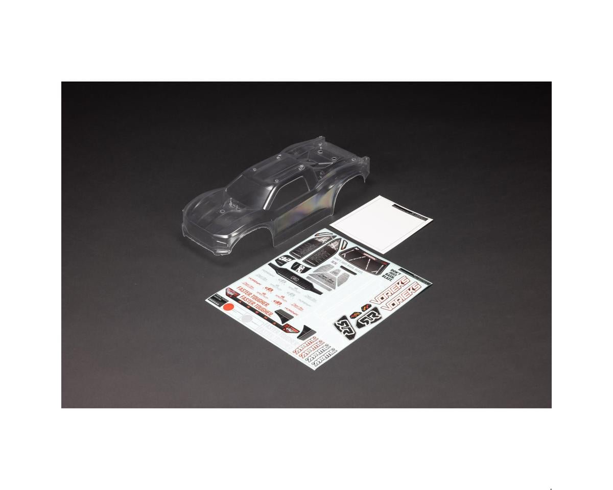 VORTEKS 2WD Clear Body - Hidden Body Mount (inc de