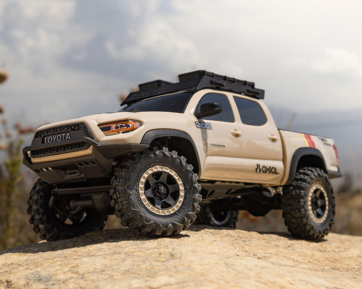 1/30 SCX30 Toyota Tacoma 4X4 RTR Brushed Rock Craw