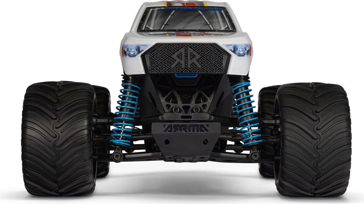 1/16 FREEDOM FLYER GROM 4X4 RTR Brushed Monster Truck (Battery & Charger Included), White