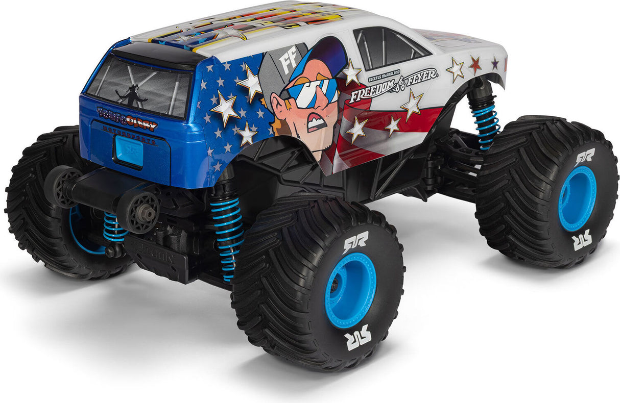 1/16 FREEDOM FLYER GROM 4X4 RTR Brushed Monster Truck (Battery & Charger Included), White