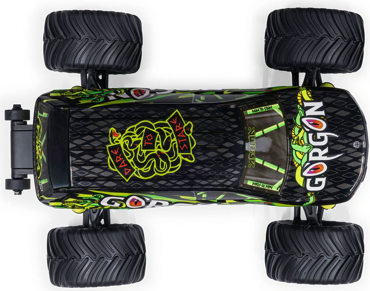1/16 GORGON GROM 4X4 RTR Brushed Monster Truck (Battery & Charger Included), Yellow
