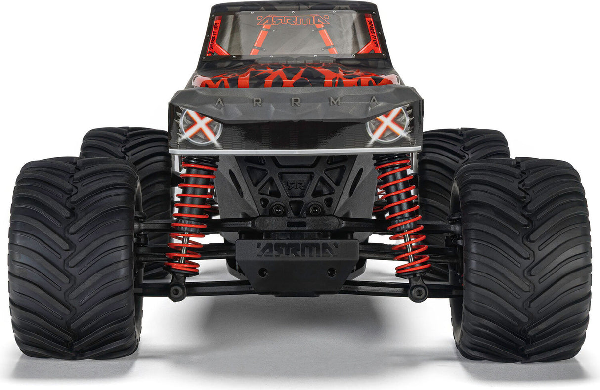 1/16 QUAKE GROM 4X4 RTR Brushed Monster Truck (Battery & Charger Included), Red