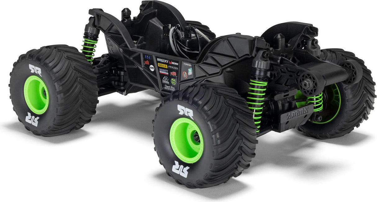 1/16 QUAKE GROM 4X4 RTR Brushed Monster Truck (Battery & Charger Included), Green