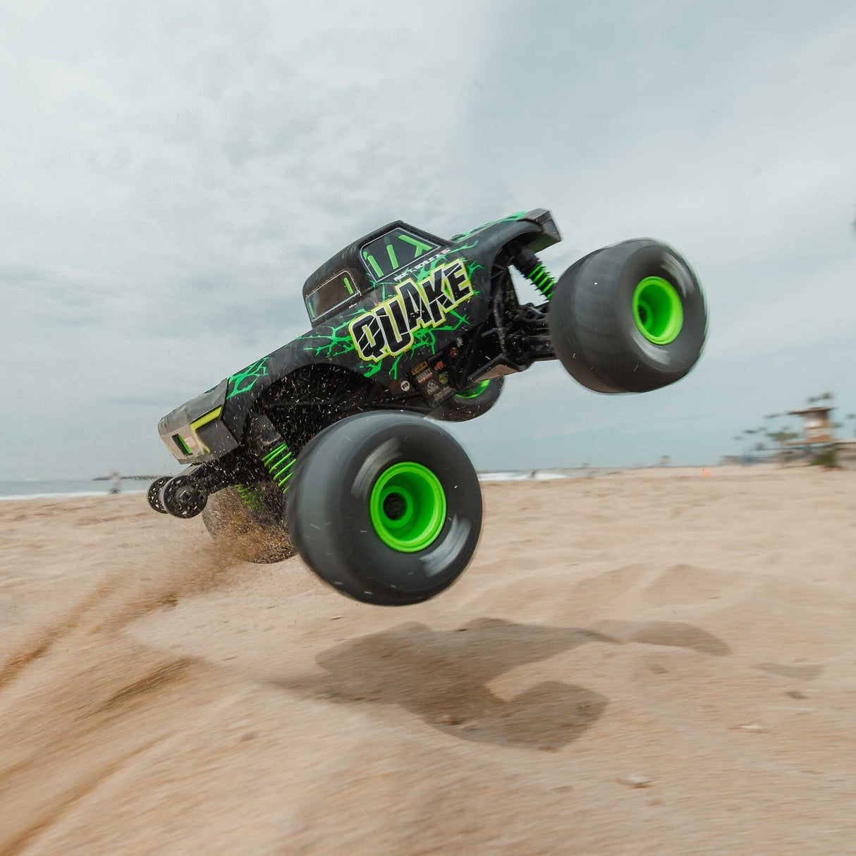 1/16 QUAKE GROM 4X4 RTR Brushed Monster Truck (Battery & Charger Included), Green
