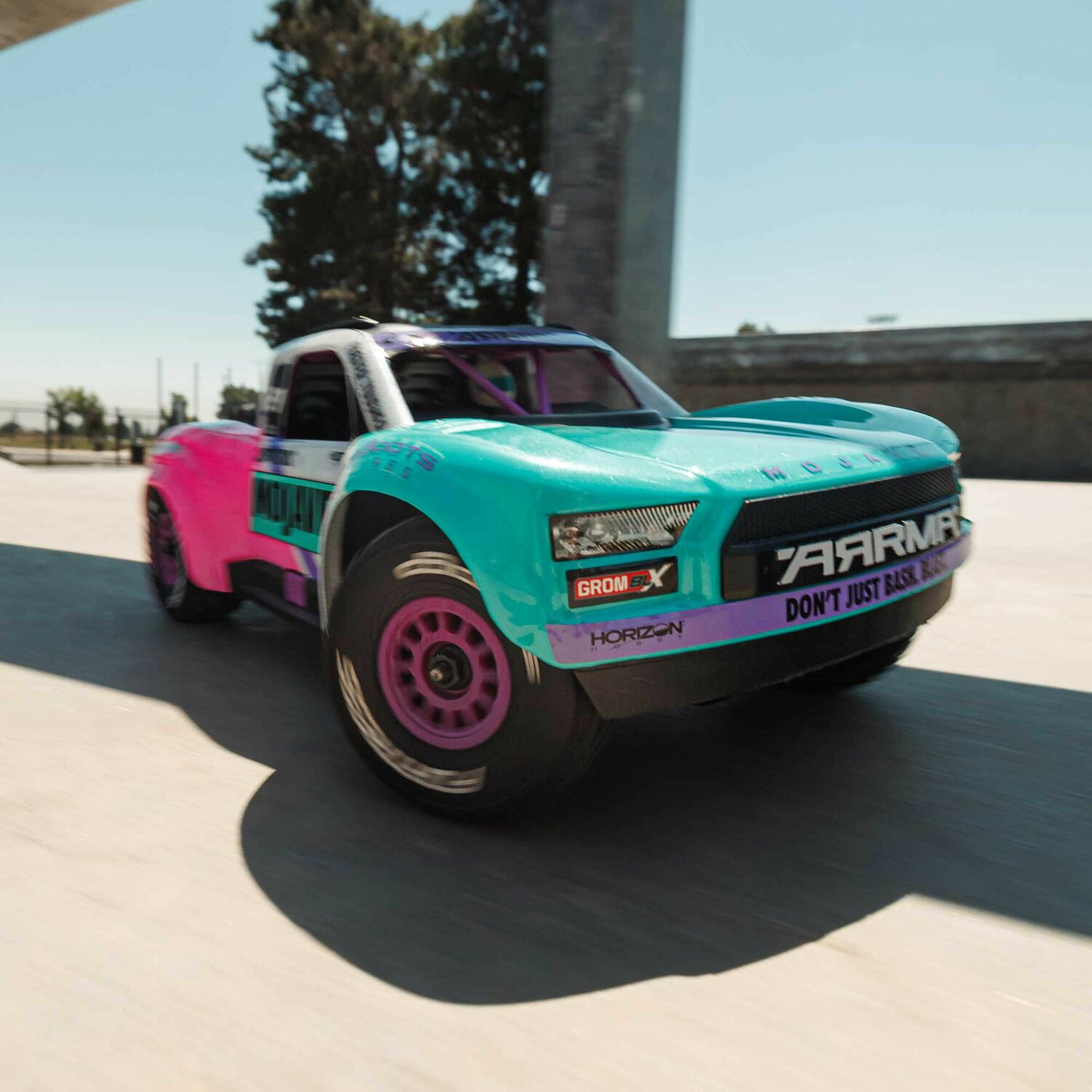 MOJAVE GROM 223S BLX Brushless 4X4 Small Scale Desert Truck RTR with DSC (Battery & Charger included), Teal