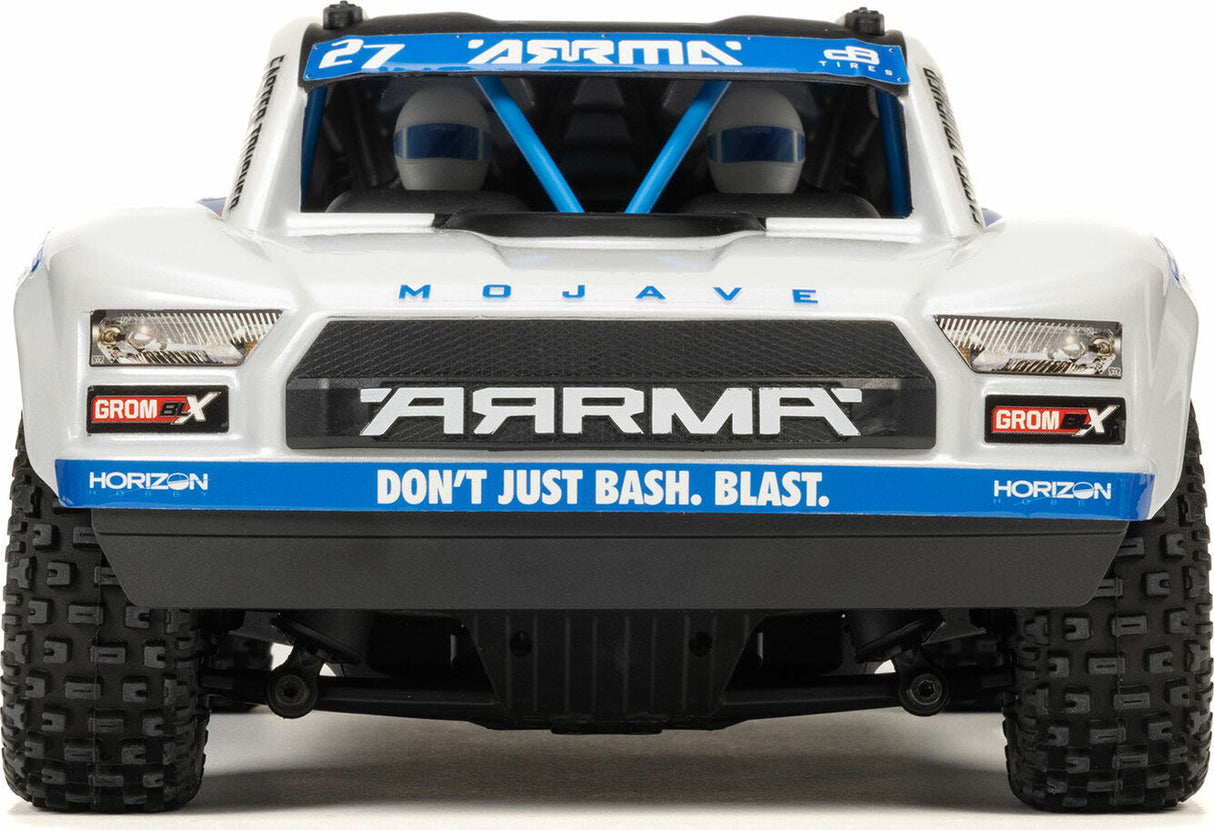 MOJAVE GROM 223S BLX Brushless 4X4 Small Scale Desert Truck RTR with DSC (Battery & Charger included), White