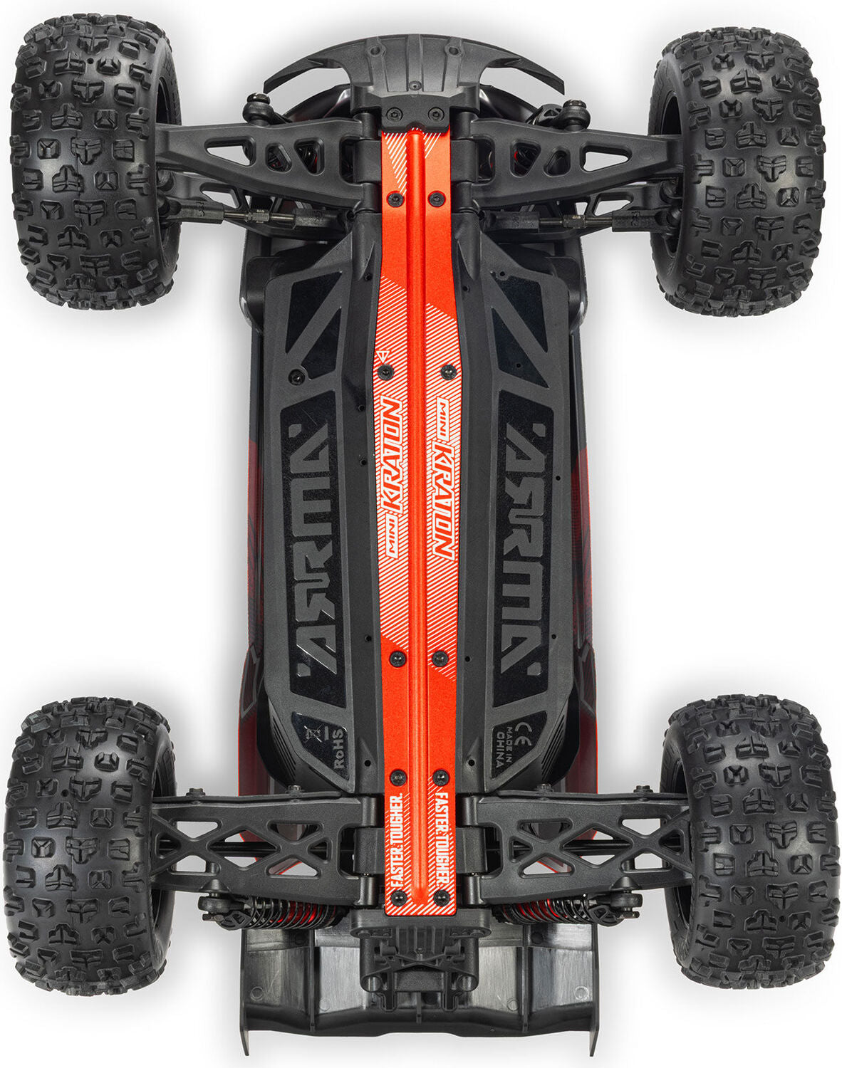 1/16 MINI KRATON 3S DSC 4X4 RTR Brushless Speed Truck, Black/Red