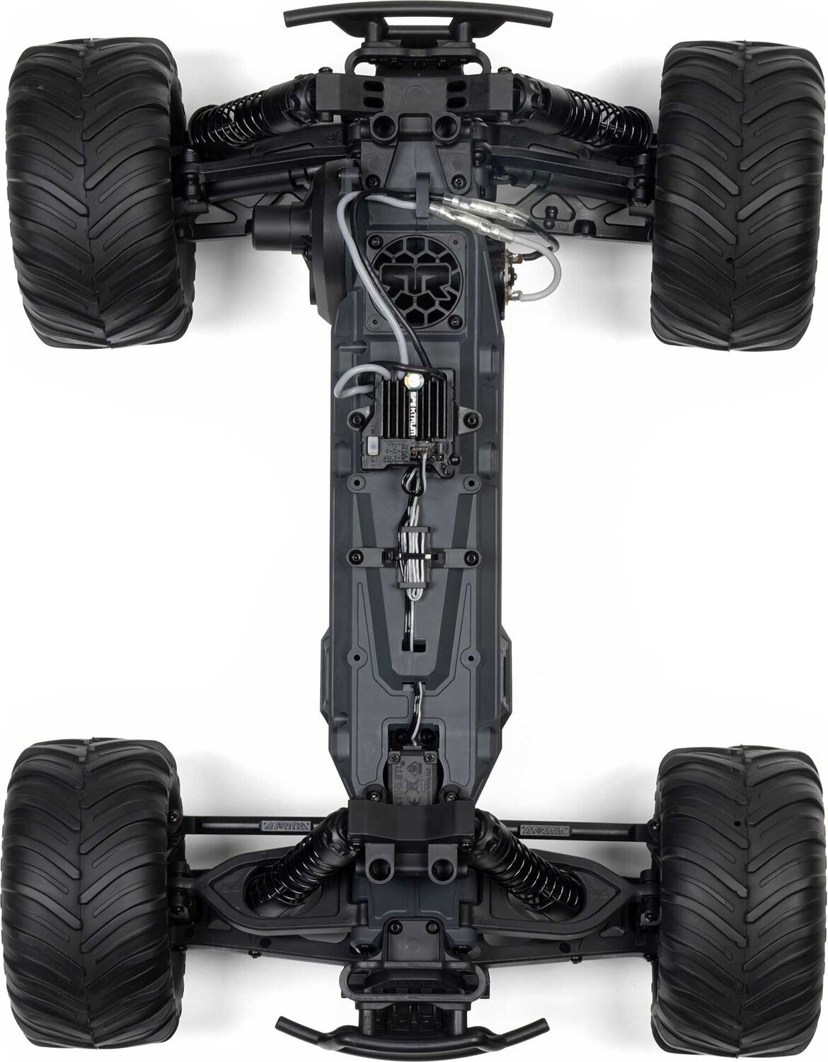 1/10 GORGON 2WD RTR Brushed Monster Truck (Battery & Charger Included), Gun Metal