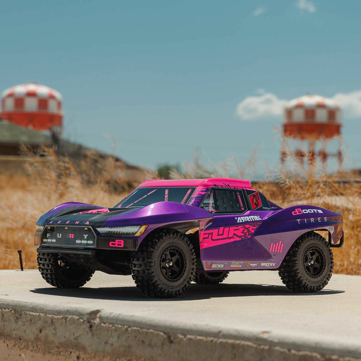 1/10 FURY 223S BLX Brushless 2WD Short Course Truck RTR with DSC, Purple