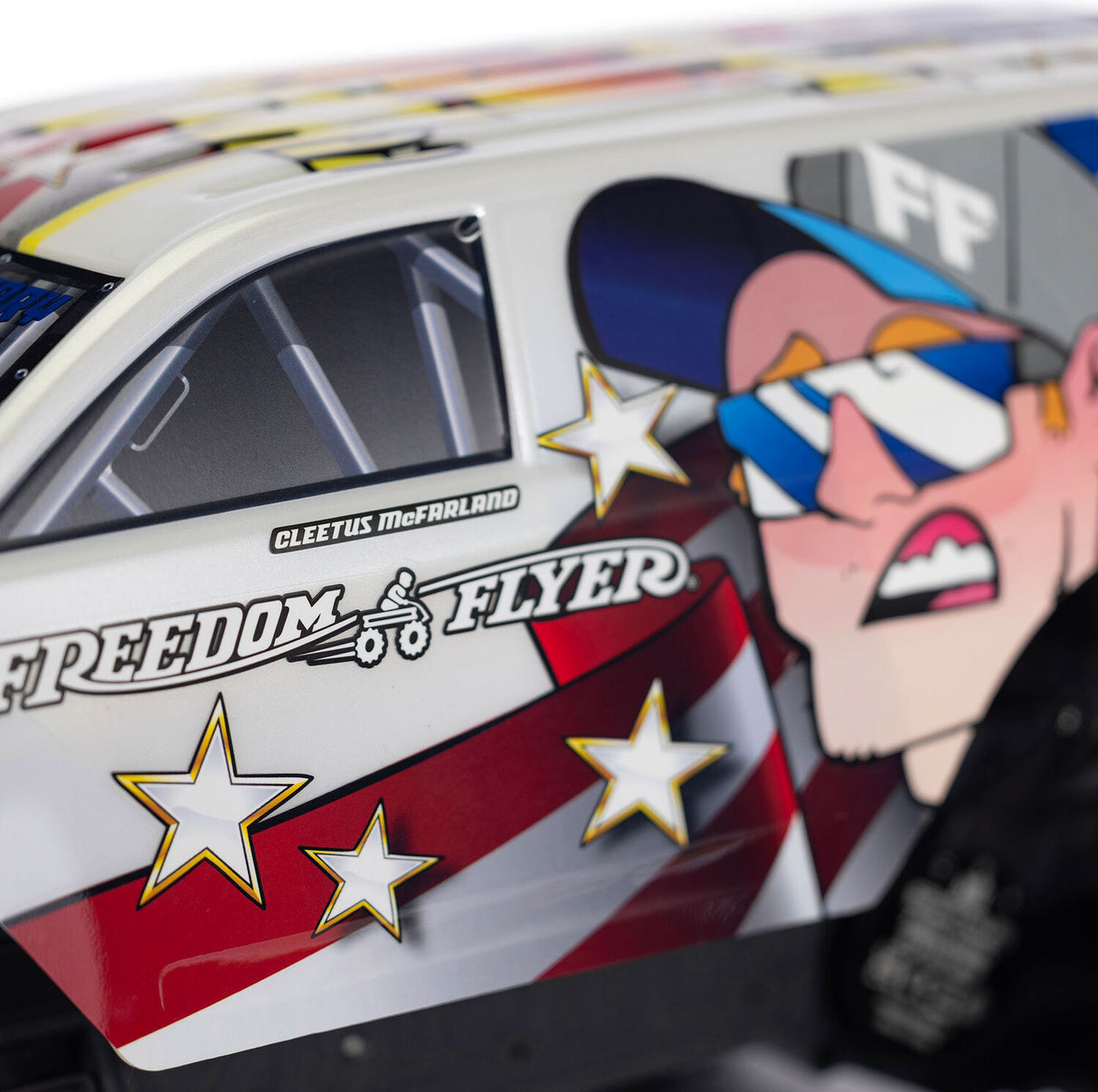 1/10 FREEDOM FLYER 223S 2WD RTR Brushless Monster Truck (Battery & Charger Included), White