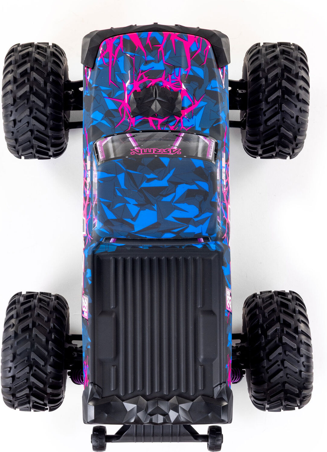 1/10 QUAKE 223S DSC 2WD RTR Brushless Monster Truck, Purple
