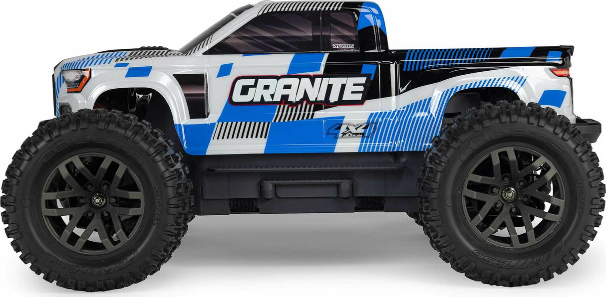1/10 GRANITE MEGA 665 4X4 RTR Brushed Monster Truck, Blue