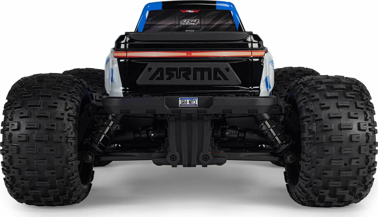 1/10 GRANITE MEGA 665 4X4 RTR Brushed Monster Truck, Blue