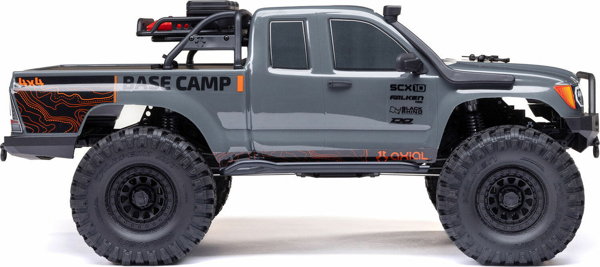1/10 SCX10 III Base Camp 4X4 Rock Crawler Brushed RTR, Gray