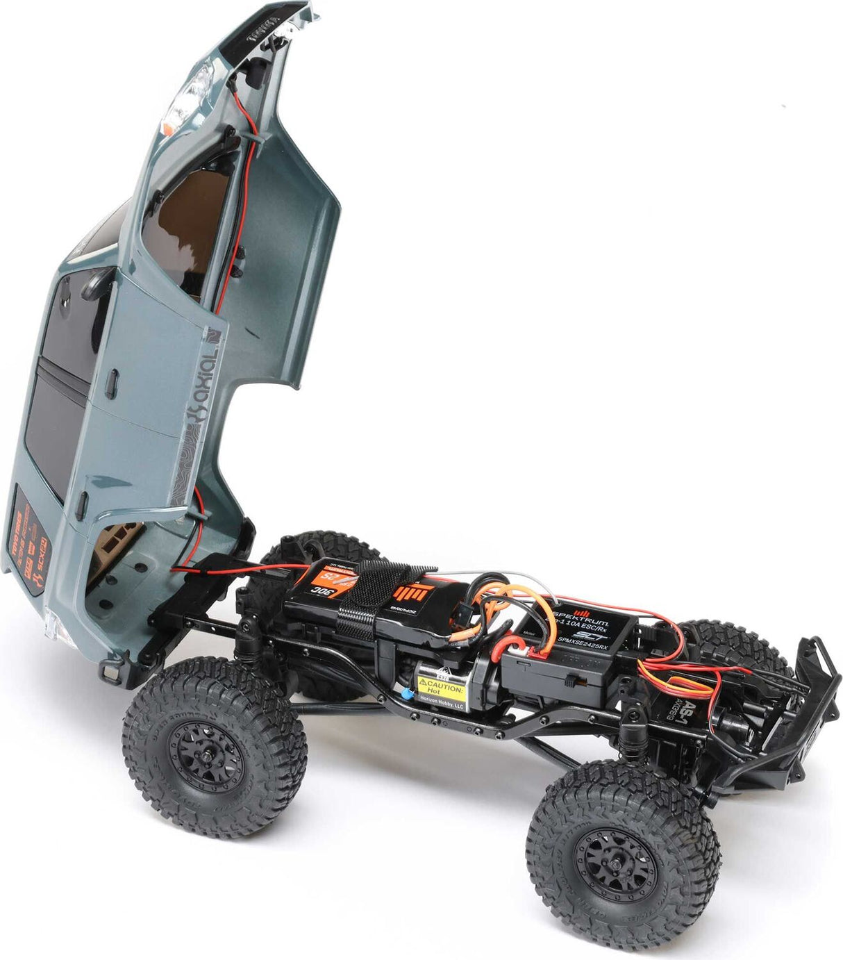 1/24 SCX24 Toyota 4Runner 4X4 RTR Brushed Rock Crawler (Battery & Charger Included), Gray