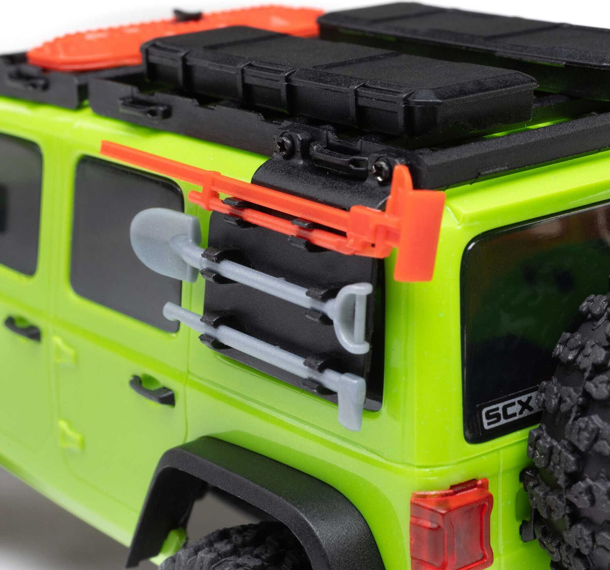1/30 SCX30 Jeep Wrangler JLU 4X4 RTR Brushed Rock Crawler (Battery & Charger Included), Green