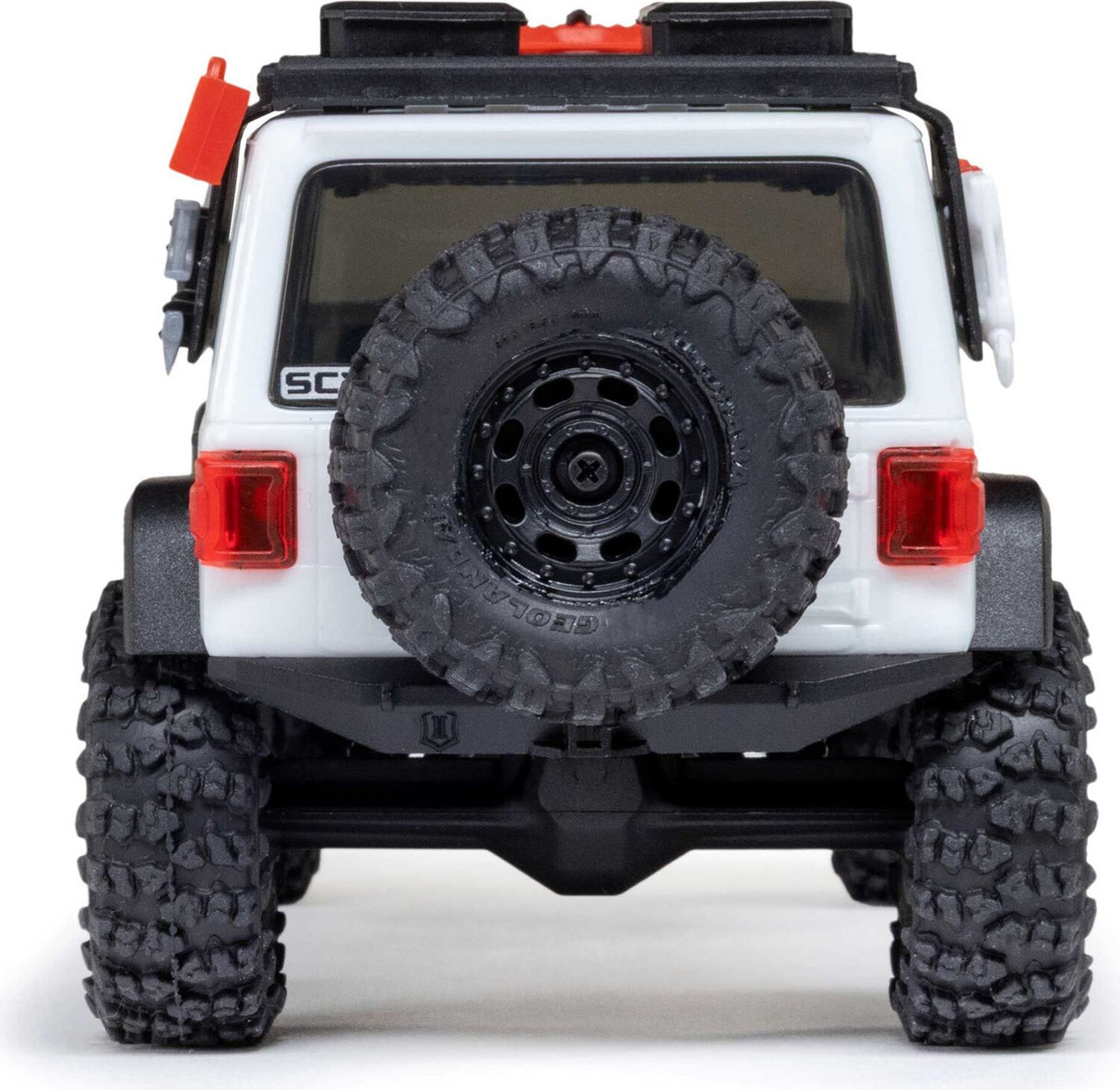 1/30 SCX30 Jeep Wrangler JLU 4X4 RTR Brushed Rock Crawler (Battery & Charger Included), White