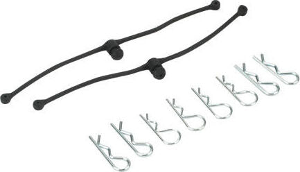 Body Klip Retainer, Black (2)