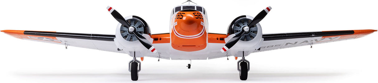 Beechcraft D18/RC-45J 1.5m BNF Basic with AS3X+ and SAFE Select
