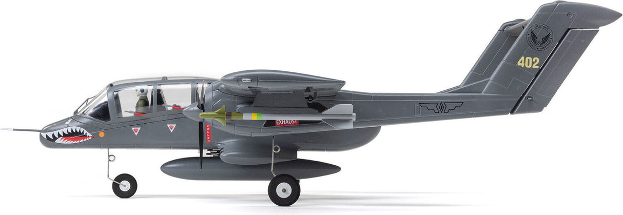Micro OV-10 Bronco 645mm BNF Basic with AS3X and SAFE Select