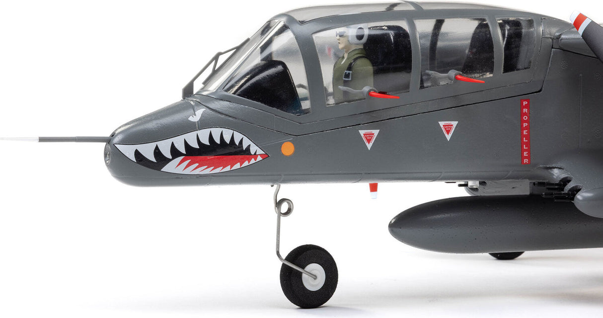 Micro OV-10 Bronco 645mm BNF Basic with AS3X and SAFE Select