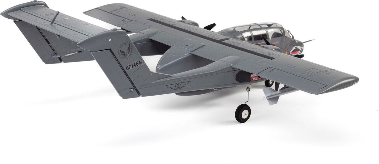 Micro OV-10 Bronco 645mm BNF Basic with AS3X and SAFE Select