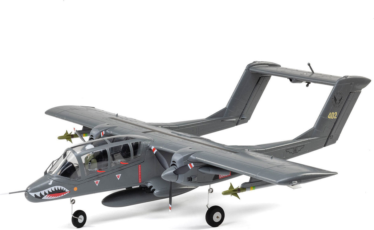 Micro OV-10 Bronco 645mm BNF Basic with AS3X and SAFE Select