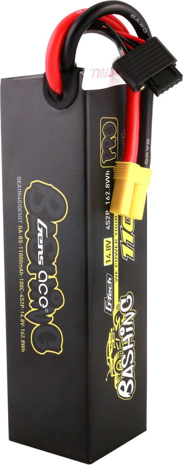 14.8V 11000mAh 4S 100C G-Tech Bashing Pro Hardcase LiHV Battery: EC5