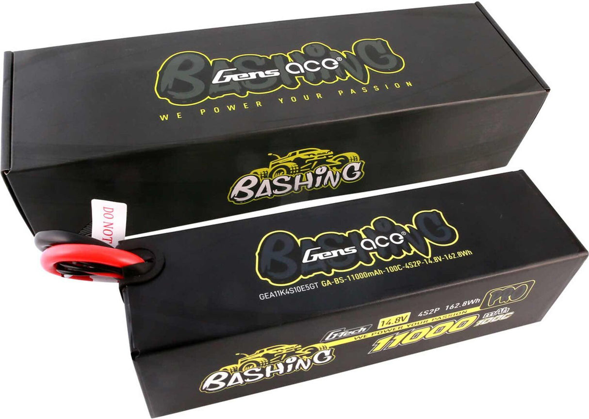 14.8V 11000mAh 4S 100C G-Tech Bashing Pro Hardcase LiHV Battery: EC5