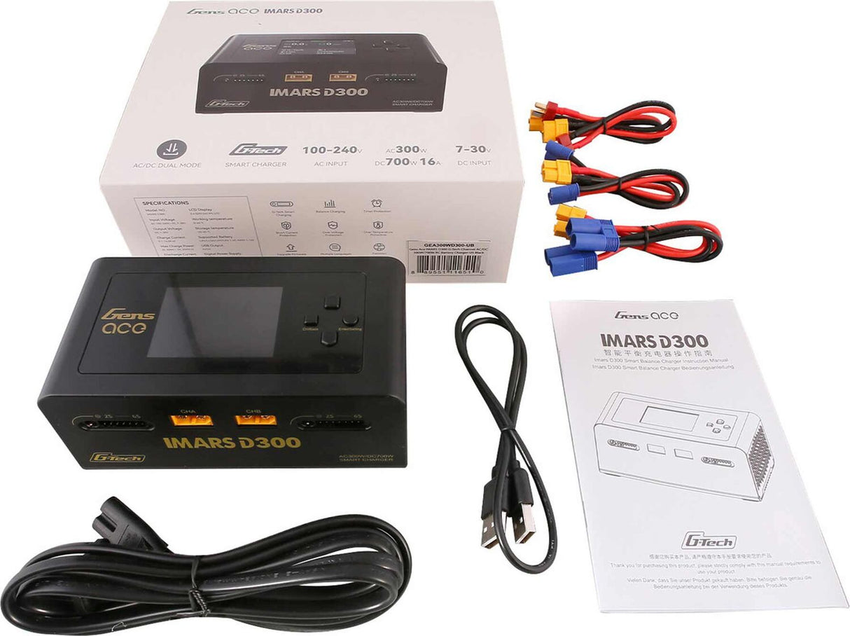 IMARS D300 G-Tech AC/DC 300W/700W Charger Black
