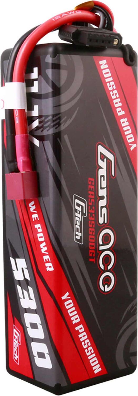 11.1V 5300mAh 3S 60C G-Tech Hardcase LiPo Battery: Deans