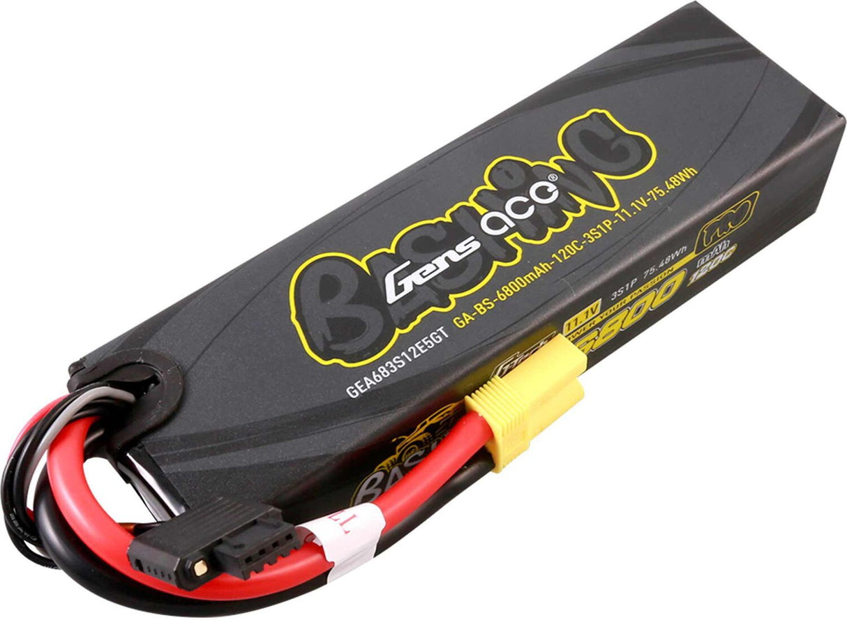 11.1V 6800mAh 3S 120C G-Tech Smart Bashing Hardcase LiPo Battery: EC5