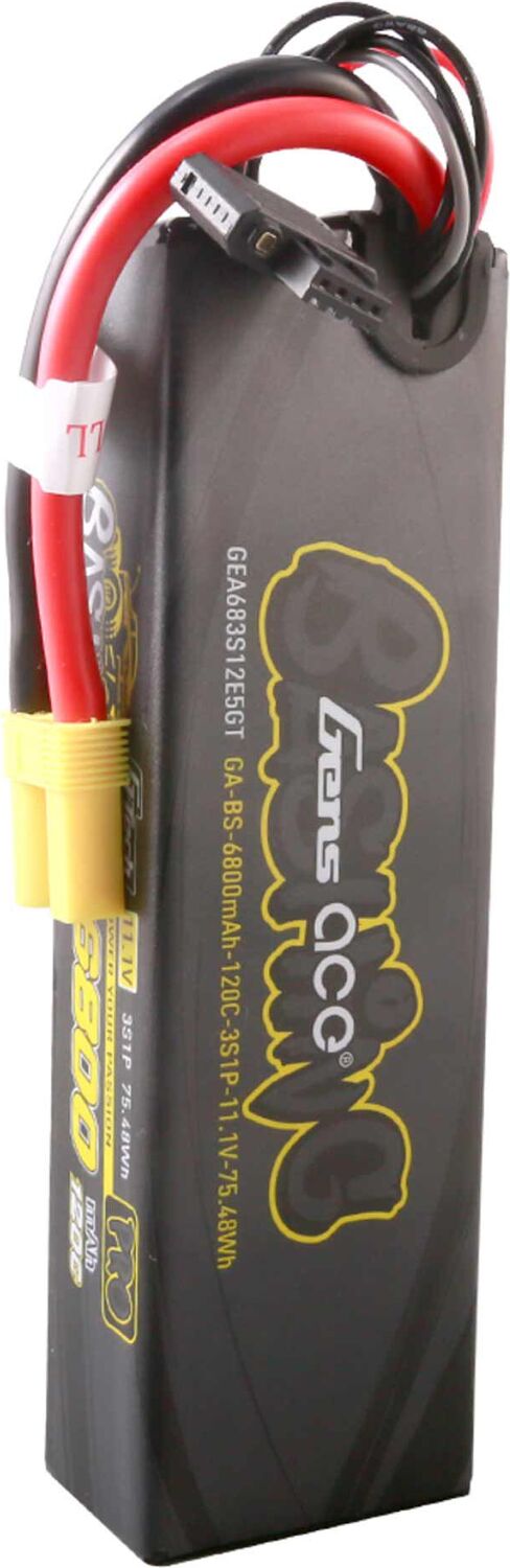 11.1V 6800mAh 3S 120C G-Tech Smart Bashing Hardcase LiPo Battery: EC5