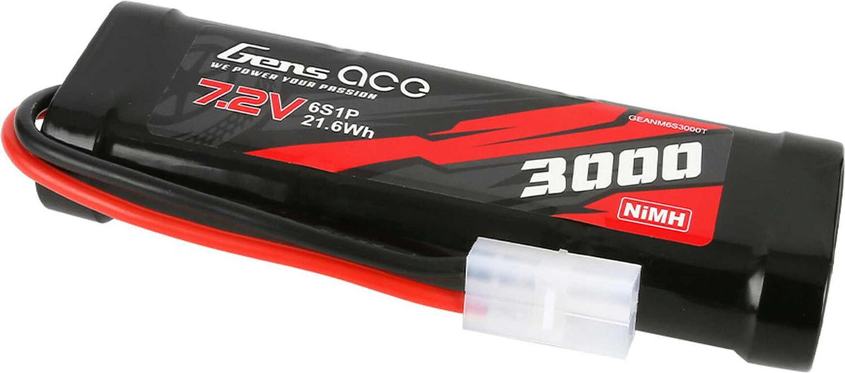 7.2V 3000mAh 6S NiMH Battery: Tamiya