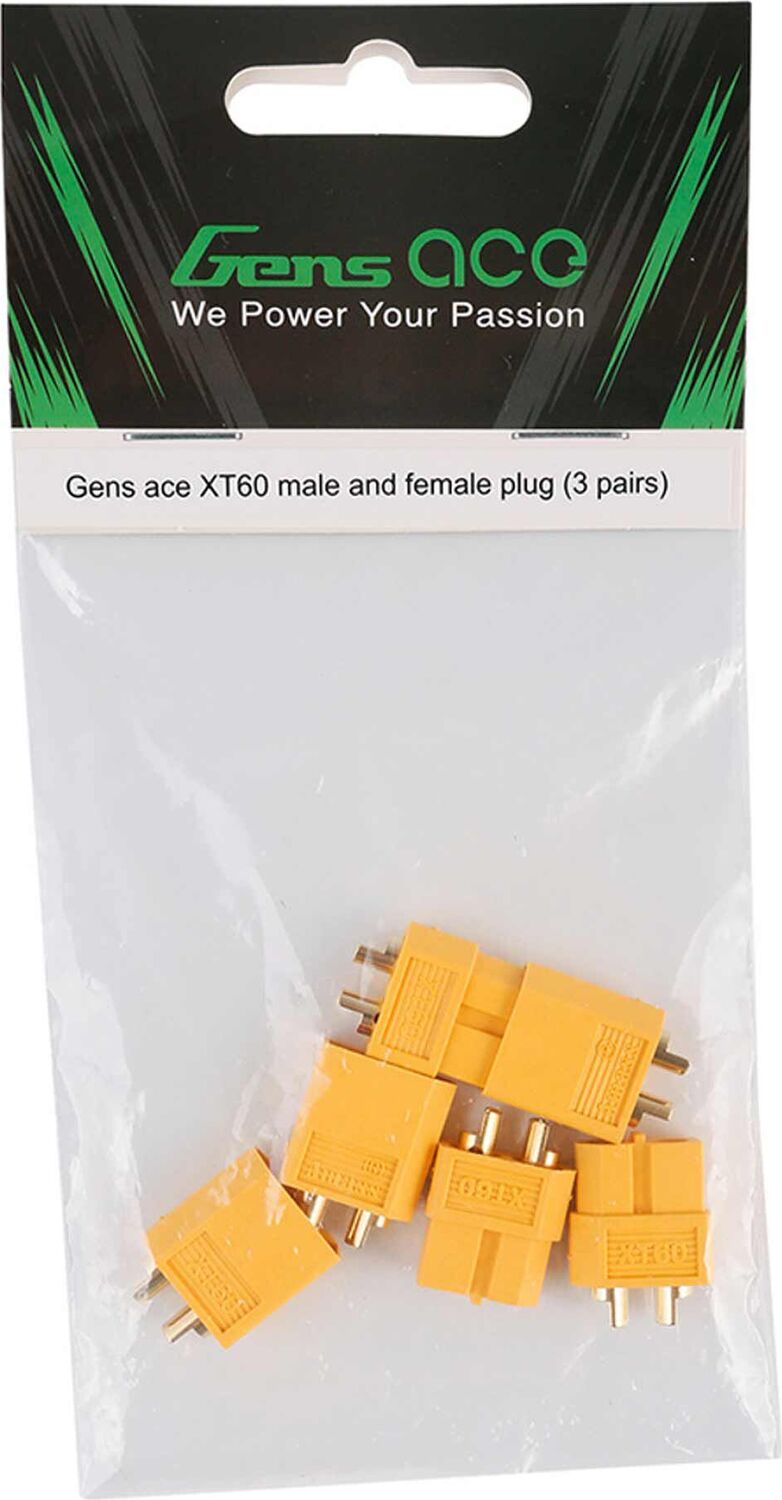 XT60 Male & Female Plug Set (3)