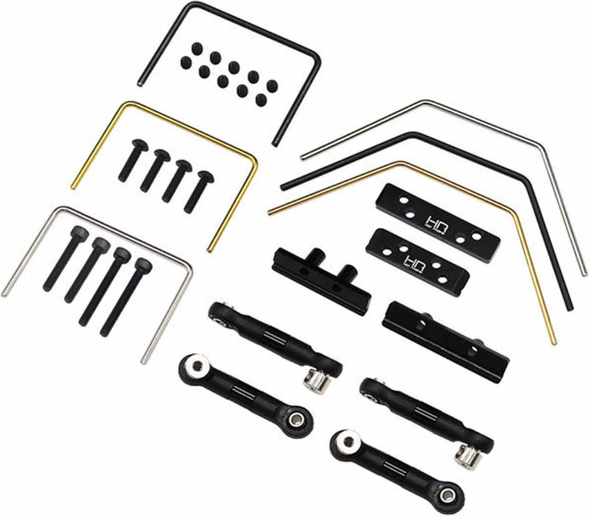 Anti-Roll Sway Bar Set, 1/12 Losi NASCAR Vehicles