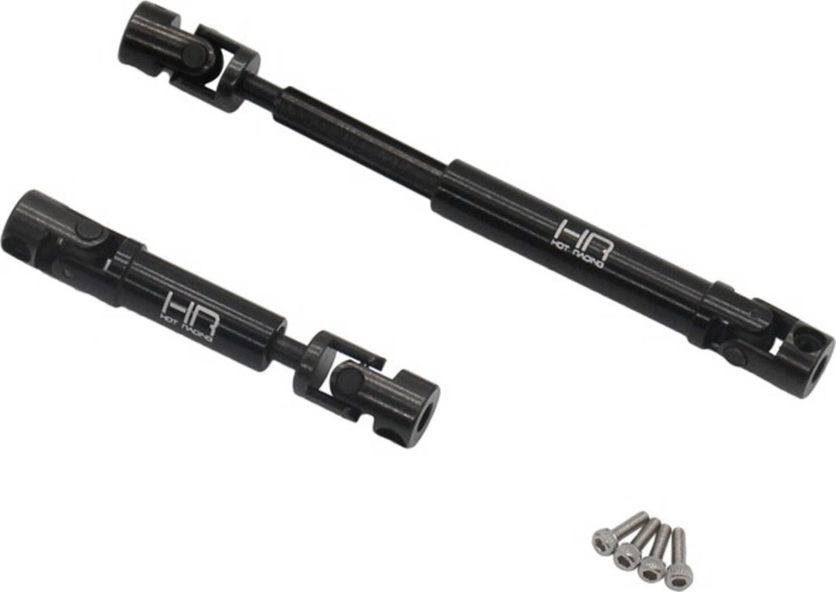 Steel Center Driveshaft (L/M): SCX24 C10, JLU