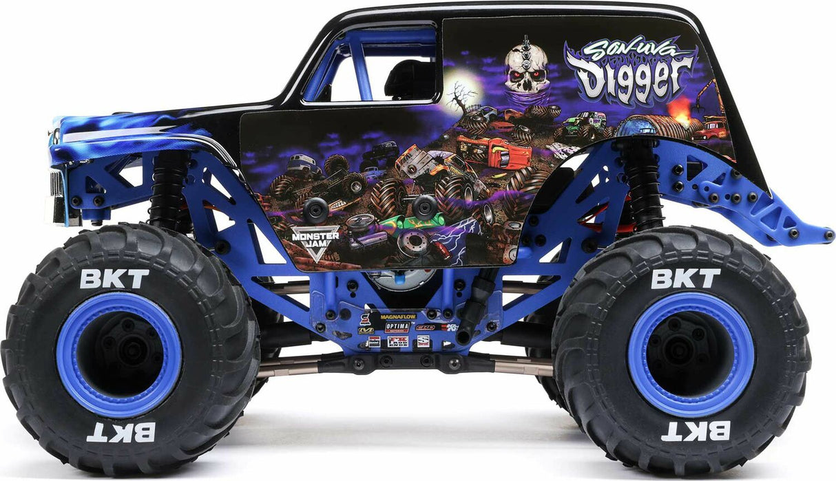 1/18 Mini LMT 4X4 Brushed Monster Truck RTR, Son-Uva Digger