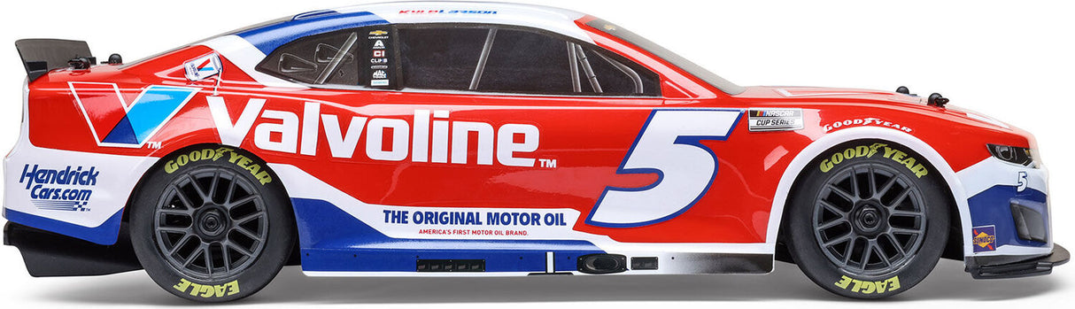 1/12 NASCAR RC Race Car Kyle Larson No. 5 Valvoline 2025 Chevrolet Camaro ZL1 2S AWD RTR Brushed On-Road (Battery & Charger Included)
