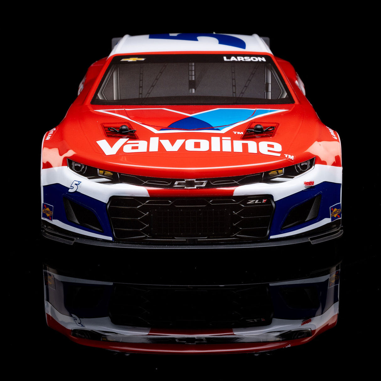 1/12 NASCAR RC Race Car Kyle Larson No. 5 Valvoline 2025 Chevrolet Camaro ZL1 2S AWD RTR Brushed On-Road (Battery & Charger Included)
