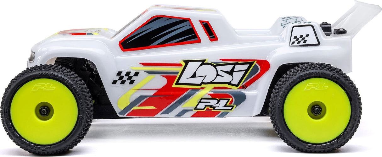 1/28 Micro-T 2S 2WD RTR Stadium Truck (Battery & Charger Included), White