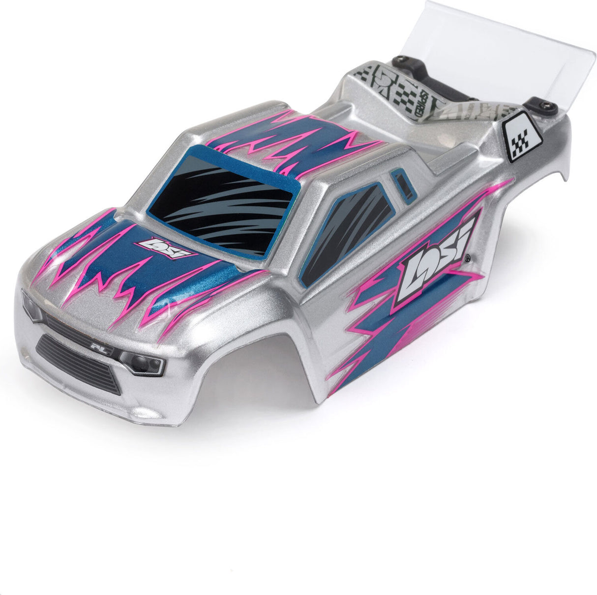 1/28 Micro-T 2S 2WD RTR Stadium Truck (Battery & Charger Included), Silver
