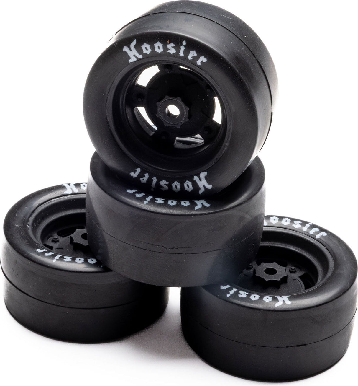 Hoosier Mounted Tires, Medium (4): GROM Asphalt Late Model