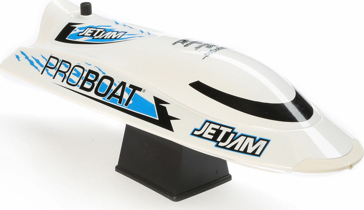 Jet Jam V2 12" Self-Righting Pool Racer Brushed RTR, White